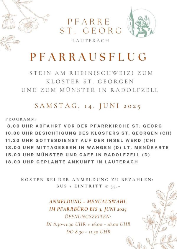 Pfarrausflug